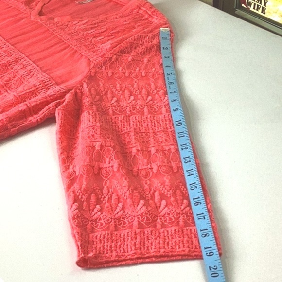 Lulu B Women’s XL Crochet and Lace Blouse - Picture 10 of 10